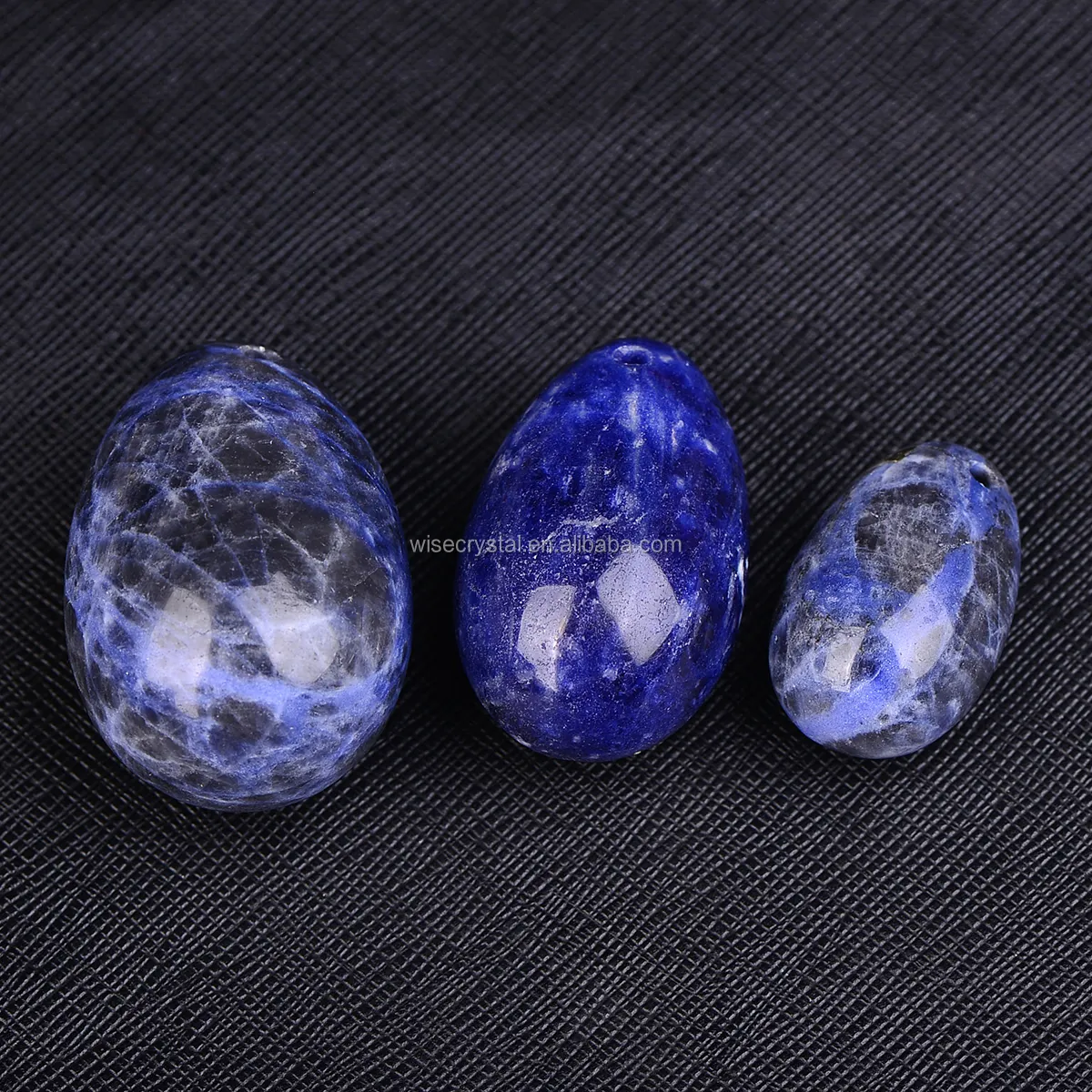 Forma ovalada, piedra curativa de lapislázuli, cristal, yoni, huevo, piedras semipreciosas