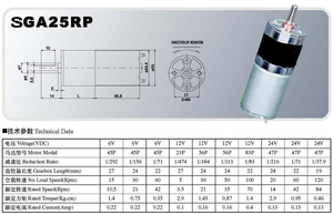 <span class=keywords><strong>6</strong></span> 볼트 30rpm 1.4 kg/cm 영구 자석 DC 브러시 모터 PMDC 가변 주파수 공기 조건/냅킨 기계에 대한 기어 모터 박차 - Product Image 3