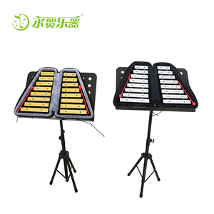 Venta al por mayor de China mercado de instrumentos musicales de Oro 16 tono bell <span class=keywords><strong>arpa</strong></span> con caja - Product Image 1