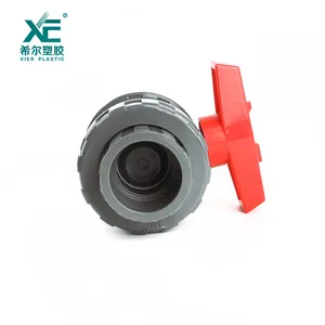 Pvc Plastic Ball Valve China Supplier 1/2-2 Inch Pvc Plastic True Union Ball Valve For Irrigation