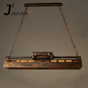 Retro Sắt E27 Pendant Lights Vintage Hình Chữ Nhật Trang Trí <span class=keywords><strong>Chandelier</strong></span> - Product Image 6