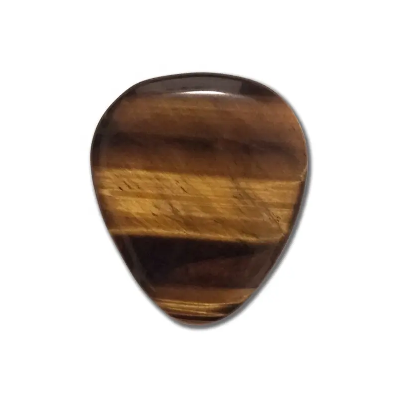 Beautiful Smooth Thick Stone Guitar Pick for Electric Guitar or Necklace Pendant Accessory