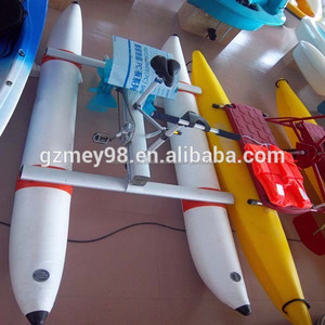 Factory manufacturer water park the family sports bike 3 person pedal water (M-028) - Product Image 5