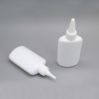 Bouteilles vides en plastique PP pour colle à ongles, applicateur à pointe fine, pour vernis à ongles et nail art, 60ml/150ml, vert et blanc, vente en gros, personnalisables