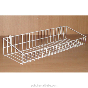 Estantería de metal para supermercado, accesorios de <span class=keywords><strong>tienda</strong></span> al por menor, tamaño pequeño, rejilla de alambre de acero colgante, cesta de exhibición - Product Image 2