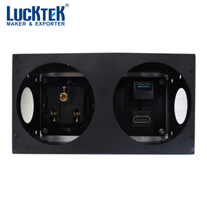 En aluminium brosse muntifunctional médias encastré <span class=keywords><strong>prise</strong></span> <span class=keywords><strong>hdmi</strong></span>/<span class=keywords><strong>usb</strong></span> panel mount socket - Product Image 6
