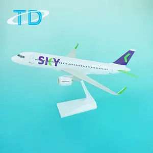 Promotional Business Gifts Plane Model A320NEO SKY Salce 1:100
