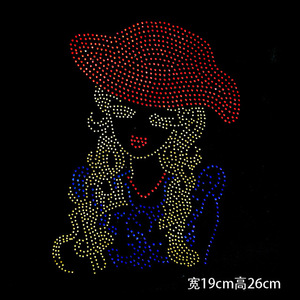 เทปกาวติดพลอยเทียมดีไซน์รูปผู้หญิงสวยๆหลายแบบ - Product Image 2