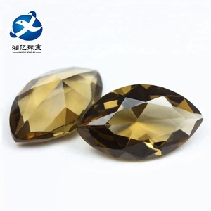 Personnalisé Grande Taille <span class=keywords><strong>Verre</strong></span> Marquise Forme <span class=keywords><strong>Fumé</strong></span> Lâche Pierres Précieuses - Product Image 1