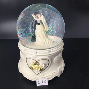 Carillon con Sfera <span class=keywords><strong>di</strong></span> <span class=keywords><strong>Neve</strong></span> in <span class=keywords><strong>Cristallo</strong></span> per Matrimonio - Product Image 6