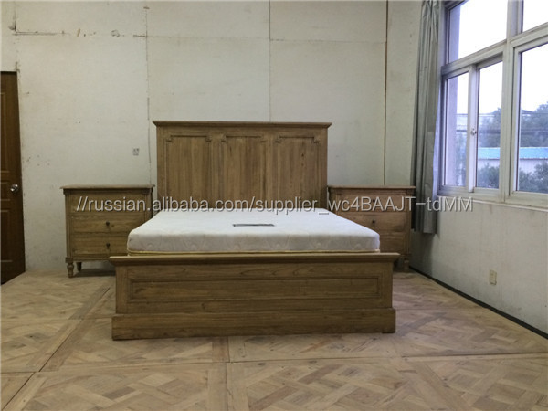 античный мебель последный вуд кровать дизайн