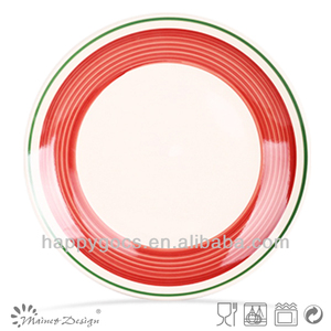 occidental fino eco <span class=keywords><strong>de</strong></span> cerámica <span class=keywords><strong>de</strong></span> <span class=keywords><strong>gres</strong></span> platos <span class=keywords><strong>de</strong></span> ensalada con handpaint - Product Image 1