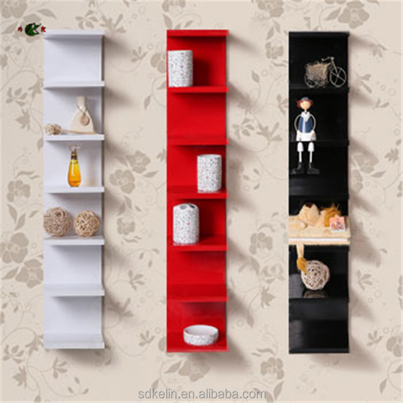 Настенный стеллаж для компакт-дисков МДФ для гостиной