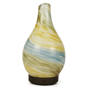 Luxury Marble Glass Essential Oil Diffuser, 100Ml Siêu Âm Dầu Khuếch Tán Với 7 Màu RGB Led Thay Đổi - Product Image 5