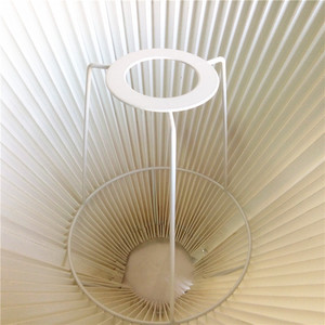 <span class=keywords><strong>Paralume</strong></span> Conico Decorativo Plissettato per Lampade da Tavolo <span class=keywords><strong>in</strong></span> PVC, Tessuto per Illuminazione - Product Image 4