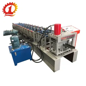 New Condition and Colored Steel Tile Type Hydraulic cutting Steel Profile Channel Shape Metal c z Purlin Roll forming Machine