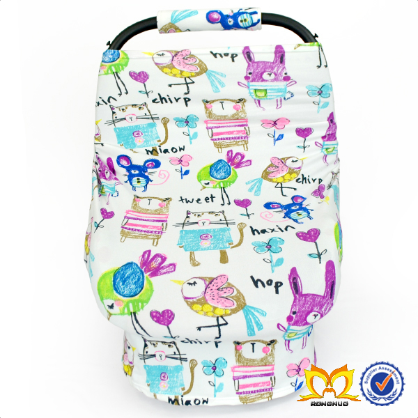 Многофункциональный эластичный чехол для детского автокресла, навес для корзины или грудного вскармливания