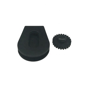 Black Color Big Size Plastic Roller Sliding Drawstring Cord <strong>Lock</strong> <strong>Draw</strong> Cord <strong>Stopper</strong> for Wholesale - Product Image 5
