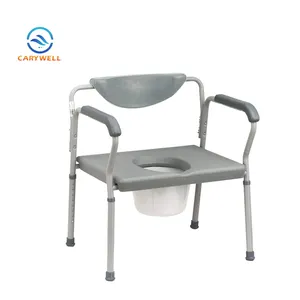 Elderly Care Products Steel Heavy Duty Adult Commode Chair Price Bariatric Commode For Disabled