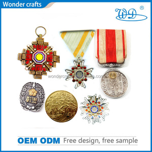 เหรียญและริบบิ้นชุบทองแบบแข็งเคลือบแบบแข็งเหรียญรางวัลตามสั่ง - Product Image 2