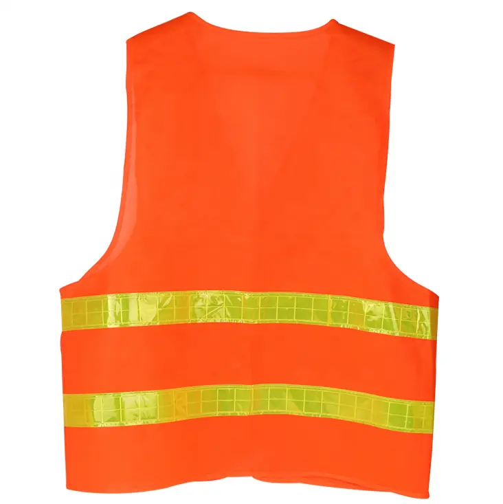 free sample High Visibility Polyester LED light construction Reflective flashing Safety Vest with Logo