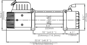 <strong>Runva</strong> Most Popular Electric <strong>Winch</strong> for Jeep - Product Image 2