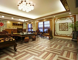 Wooden Design 500x500 mm Room Tile Bathroom Floor Tile Ceramica - Product Image 3