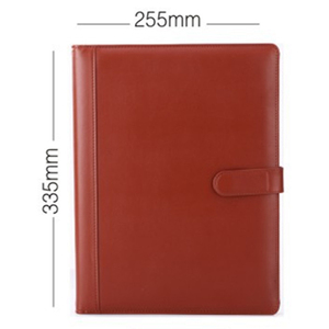 Cuero de la pu de <span class=keywords><strong>A4</strong></span> cartera caso reunión carpeta con bolsillo - Product Image 3