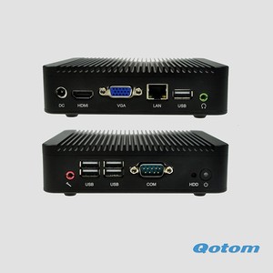 Intel thin client không quạt nhỏ pc siêu nhỏ pc qotom- q100n, có thể chạy như một đứng một mình máy tính - Product Image 2