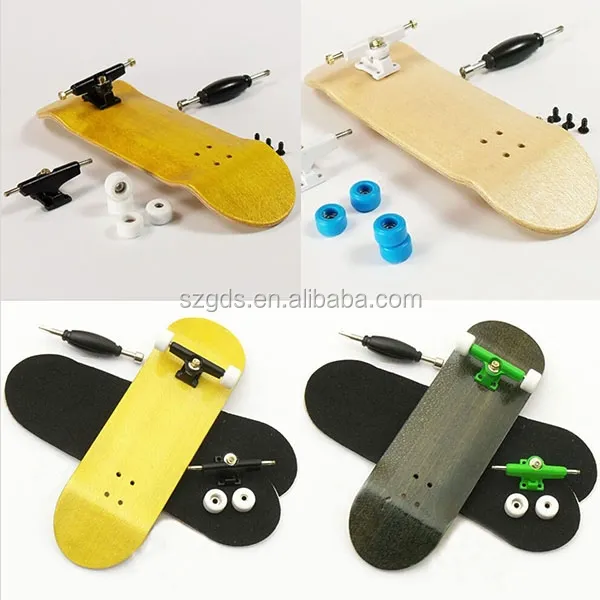 Verschiedene Farben Lager räder & Holz Canadian Maple Deck Griffbrett leer Skateboard 30 und 32mm breit