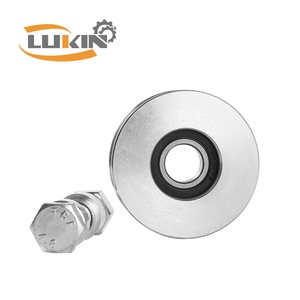 V O U groove Steel <strong>Pulley</strong> <strong>Wheel</strong> with Bearing - Product Image 5