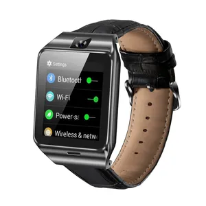 China Fabrikant Lederen Band 3G Android Smart Horloge Met Sim Wifi Gps