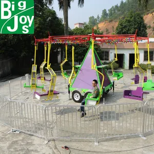 Draagbare Amusement Swing Rit Voor Koop, Pretparkritten Met Trailer