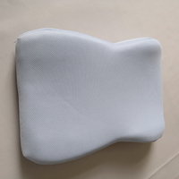 Housse de coussin de soutien lombaire portable en tissu maille 3D respirant en polyester pour usage hôtelier, amovible