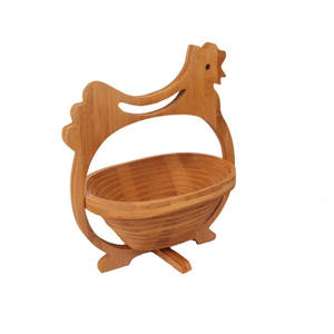 سلة فواكه دوارة قابلة للطي من الخيزران - Product Image 6