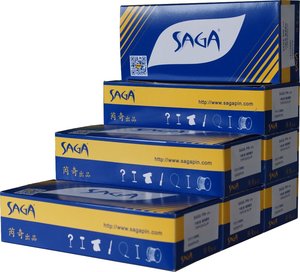 Saga Pin PP &amp; Nylon Material Plastic Tag Pin Fastener 75pcs/<strong>clip</strong> - Product Image 2