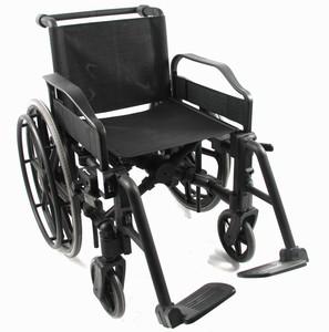 Nessun metallo leggero impermeabile ospedale medico plastica MRI sedia a rotelle per disabili