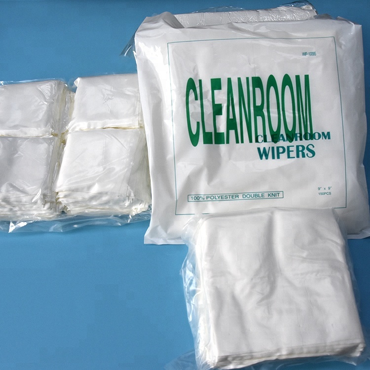 Экологичная промышленная Безворсовая чистящая ткань, пылезащитная ткань, ткань из полиэстера, чистящая ткань