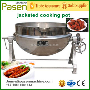 หม้อทำอาหารอุตสาหกรรมพร้อมเครื่องผสมถังสแตนเลส - Product Image 6