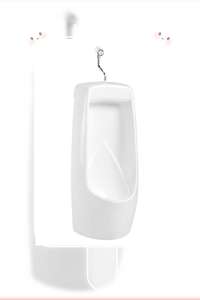 Urinoirs en céramique modernes sans eau pour hôtels, blanc/ivoire, à chasse d'eau par gravité, certifiés ISO9001, garantie de 2 ans - Product Image 2