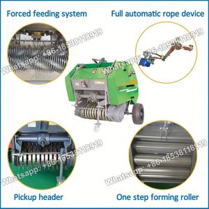Mini Rơm Bó Gói/Ràng Buộc/Stapping/Máy Đóng Gói Cỏ Wheatstraw Đóng Bó/Baler Nén Máy - Product Image 2
