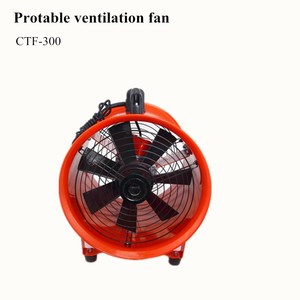 Ventilador Industrial Portátil <span class=keywords><strong>de</strong></span> 12 Pulgadas (300 mm), Ventilador Axial <span class=keywords><strong>de</strong></span> 3000 rpm, Extractor <span class=keywords><strong>de</strong></span> Aluminio para Taller, Ducto <span class=keywords><strong>de</strong></span> 5 Metros, Naranja, OEM - Product Image 4