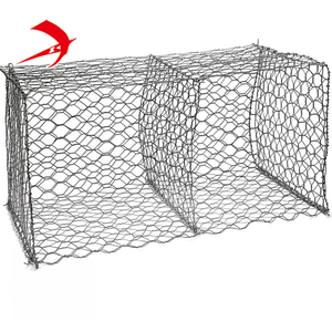 Galvanized Philippine 3.05mm Gabion 80*100mm box gabion basket price gabion 2x1x1 Anping China Supplier