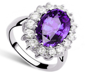 nuovo modello Principe William <span class=keywords><strong>Kate</strong></span> da sposa principessa Tanzania zaffiro anello di diana