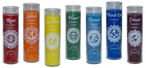 7 Day Candles Colored Wax Spiritual Purposes 7 Day Glass Prayer Candles