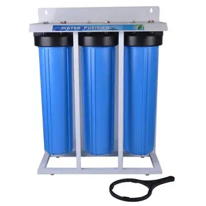 High Pressure Big Blue water filter table 10 inch 3 stage water filter