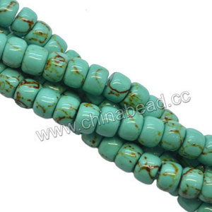 Haute qualité vert <span class=keywords><strong>heishi</strong></span> turquoise <span class=keywords><strong>perles</strong></span> rondes bijoux <span class=keywords><strong>pierres</strong></span> <span class=keywords><strong>naturelles</strong></span> - Product Image 2
