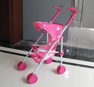 Drôle Enfants Jouer à Faire Semblant Jouet Chariot Jouet Bébé Poupée Chariot Poussette Pliante pour Enfants - Product Image 2
