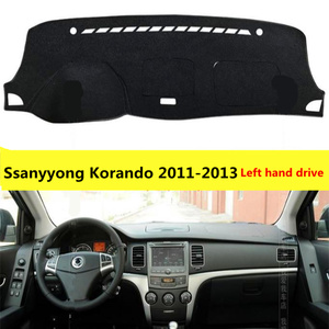 Alfombrilla decorativa para salpicadero de coche, cubierta para <span class=keywords><strong>Ssangyong</strong></span> Kyron Rodius Tivolan Korando Rexton ActYon - Product Image 2