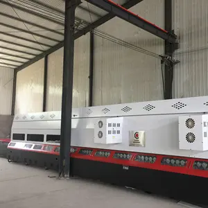 New condition 2800*4200 force convection type flat glass tempering machine glass tempering furnace